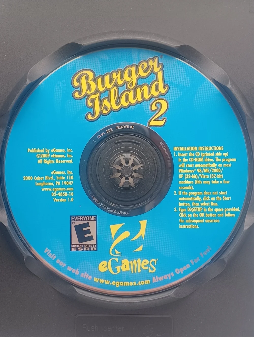 Egames burger island